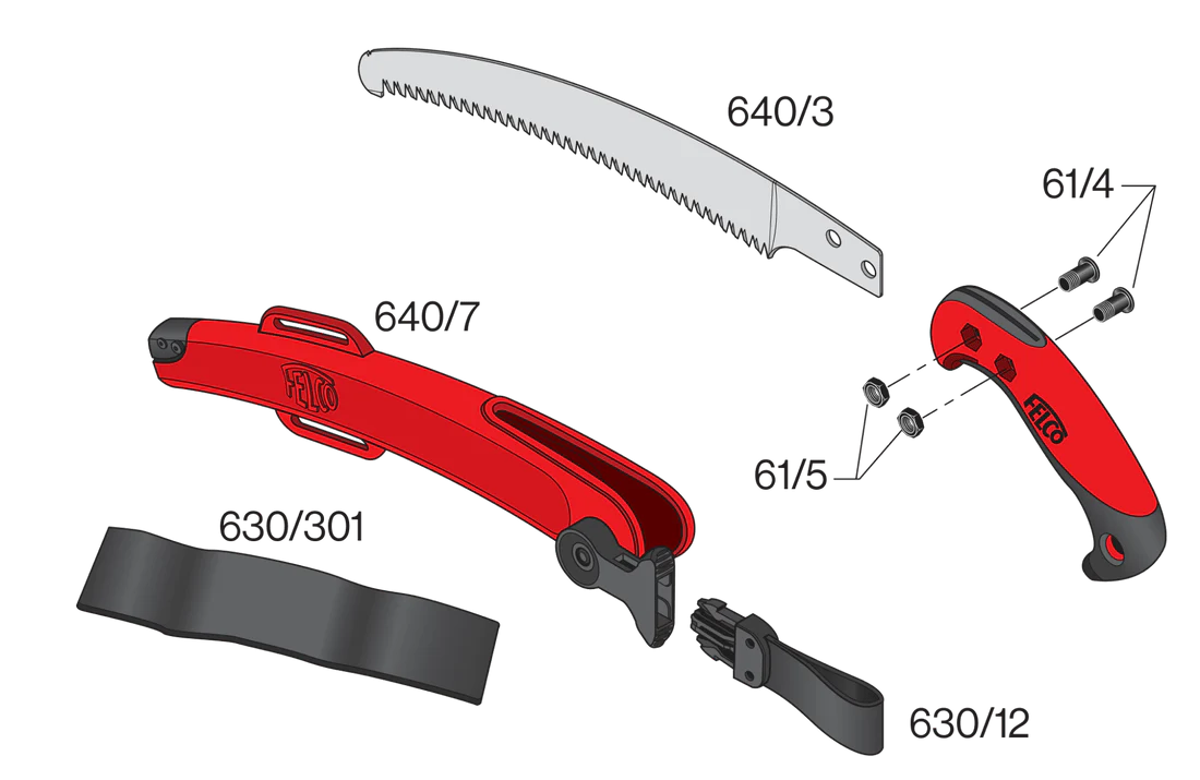 Pièces détachées pour scie FELCO 640