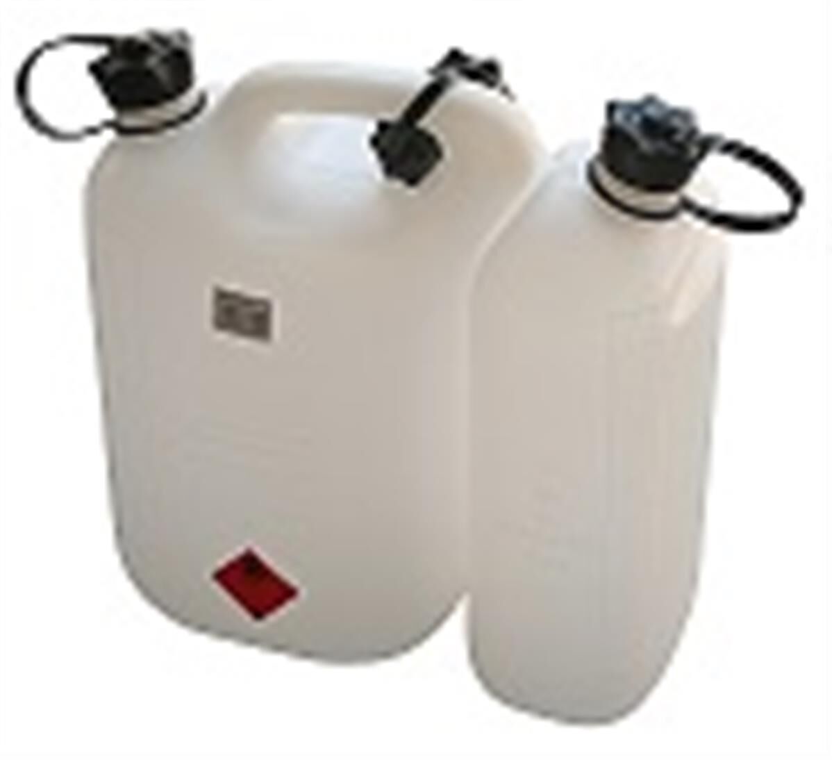 Bidon double carburant + huile 5.5l et 3l