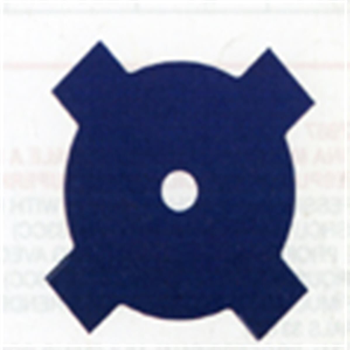 Lame 4 dents d 250 mm al 25.4 mm ep 1.4 mm