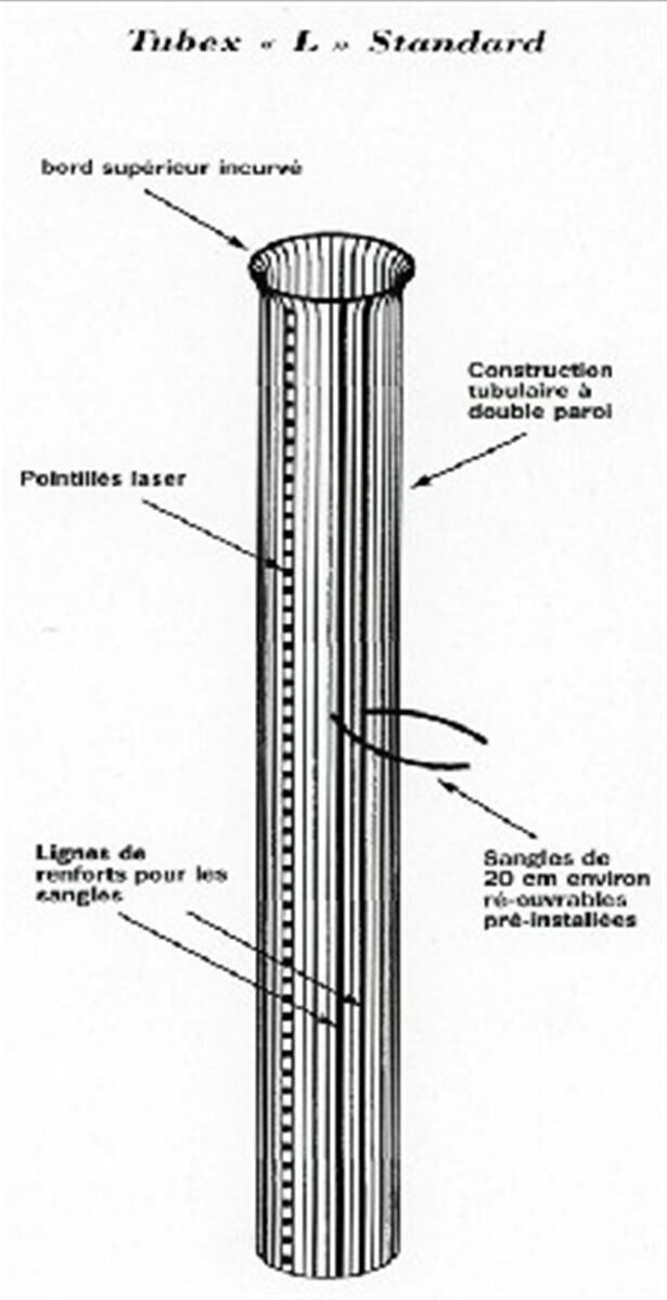 Tubex l 0.60 m