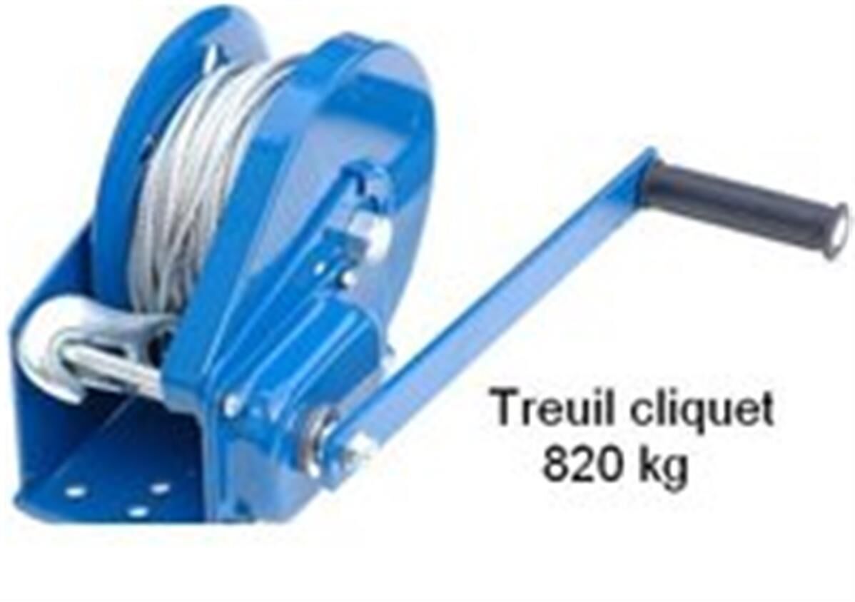 Treuil mecanique a cliquet