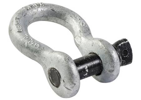 Manille 16 mm wll3-1/4 tonnes